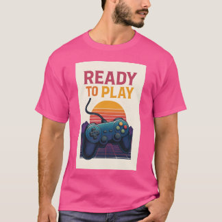 Video game shirt game on friend retro