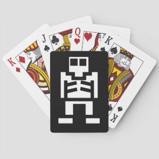 Video Game Skeleton Playing Cards