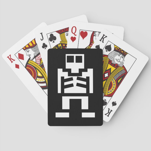 Video Game Skeleton Playing Cards (Back)