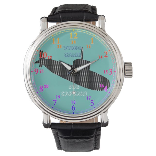 Video Game Sub Captain Watch (Front)