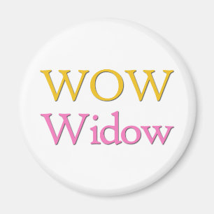 Video Game Widow Magnet