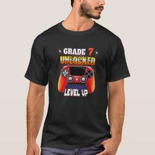 Video Gamer Back To School - Grade 7 Unlocked Leve T-Shirt