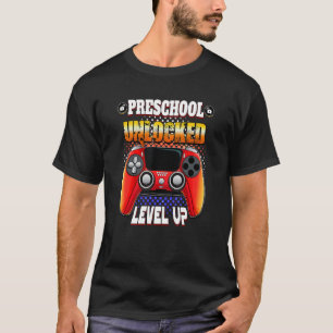 Video Gamer Back To School  Preschool Unlocked Lev T-Shirt