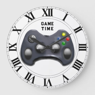 Video Gamer Large Clock