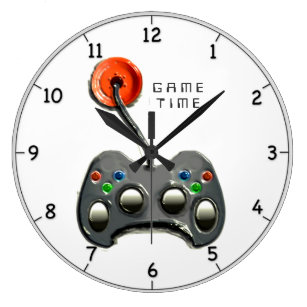 Gamer Wall Clocks | Zazzle UK
