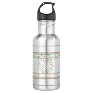Video Gamer OOF! Ugly Christmas Sweater 532 Ml Water Bottle