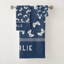 Video Gamer Pattern Custom Name