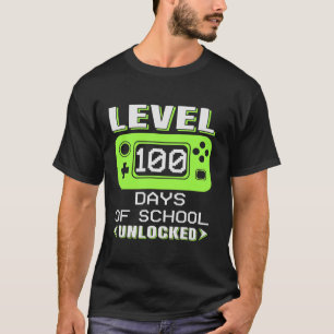 Video Gamer Student 100th Day Teacher 100 Days of  T-Shirt