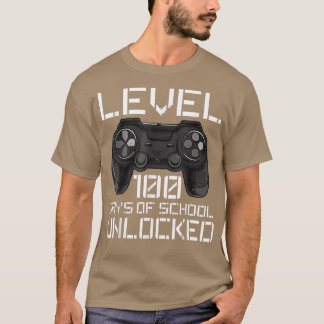 Video Games 100th Day Of School  For Gamer Boys Ki T-Shirt