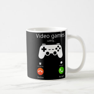 Video Games Are Calling Funny Gaming Retro Gamer G Coffee Mug
