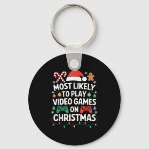 Video Games Christmas Gaming Controller Boys Kids Key Ring
