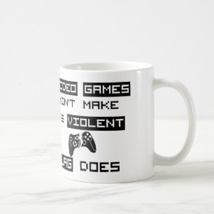 Video Games don't make us violent (XBOX 360) Coffee Mug