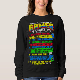 Video Games Gamer Cool Teen Boys Men Women Sweatshirt