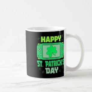 Video Games Gamer Shamrock Happy St Patricks Day B Coffee Mug