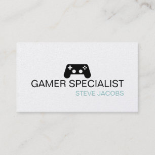 Video Games Gamer Specialist Business Card