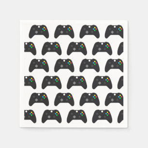 Video Games Gaming Birthday Party Napkin