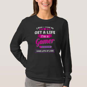 Video Games Gaming Gamer Girl 10 T-Shirt