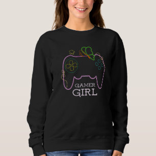 Video Games Gaming Gamer Girl 13 Sweatshirt