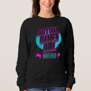 Video Games Gaming Gamer Girl 1 Sweatshirt