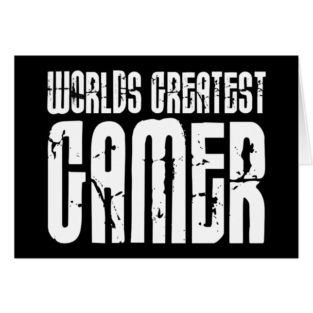 Video Games Gaming & Gamers Worlds Greatest Gamer (Front Horizontal)