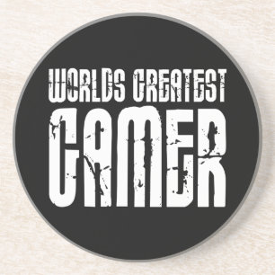 Video Games Gaming & Gamers Worlds Greatest Gamer Coaster