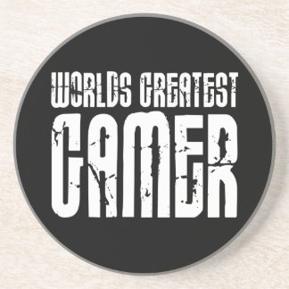 Video Games Gaming & Gamers Worlds Greatest Gamer Coaster
