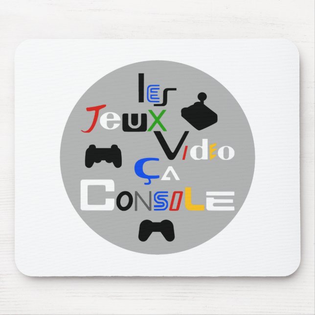 VIDEO GAMES, IT'S CONSOLE! MOUSE MAT (Front)