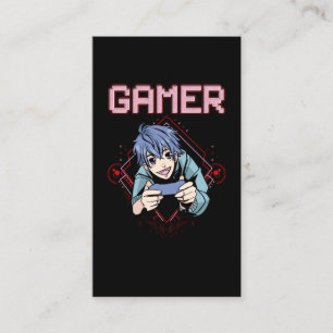 Video Games Kid Anime Cool Console Gaming Business Card