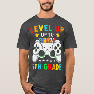 Video Games Level Up To 5th Grade Team Fifth Grade T-Shirt
