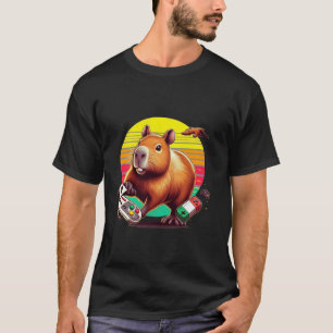 Video Games Lover Capybara Funny Video Games Capyb T-Shirt