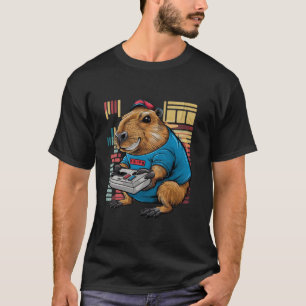 Video Games Lover Capybara Funny Video Games Capyb T-Shirt