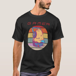 Video Games Retro Gamer Console Games Games Chick  T-Shirt