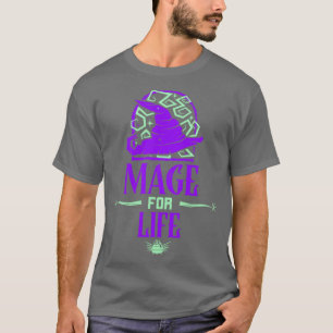 Video Games Roleplayer RPG MMORPG Mage Gaming T-Shirt