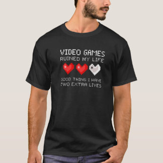 Video Games Ruined My Life - Classic Video Console T-Shirt