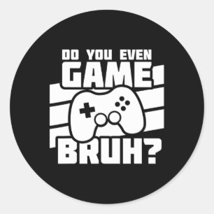 Video Games - Video Gamer Meme - Funny Video Game  Classic Round Sticker