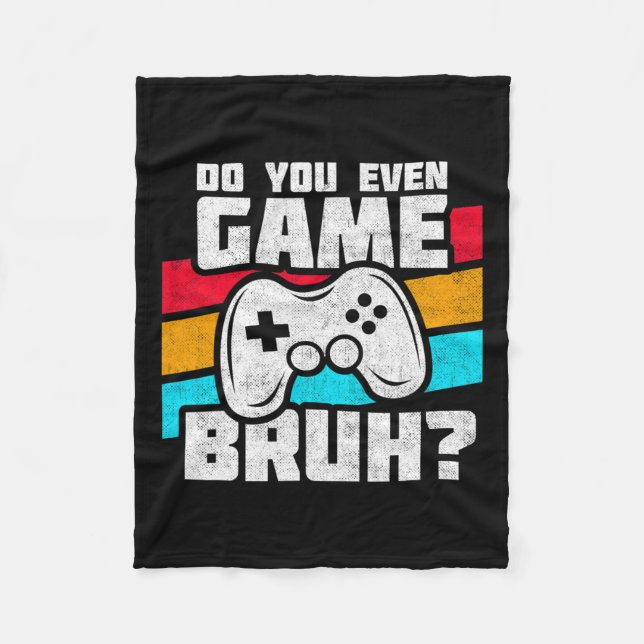 Video Games - Video Gamer Meme - Funny Video Game  Fleece Blanket (Front)