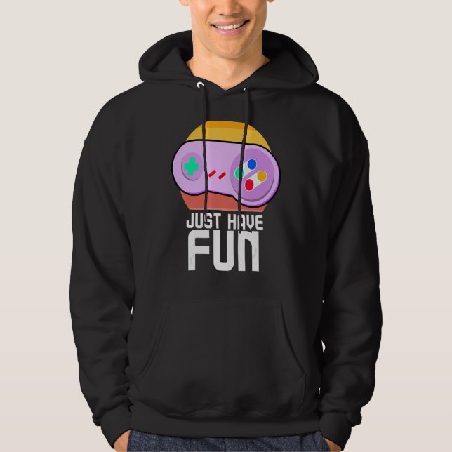 Video Gaming Controller Gamer 1 Hoodie (Front)