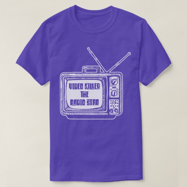 Video Killed the Radio Buggles T-Shirt (Design Front)