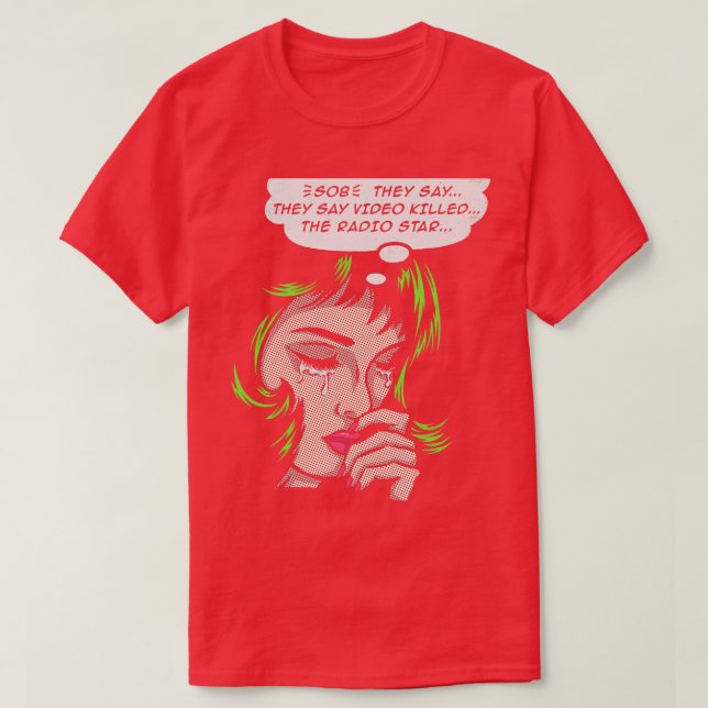 Video Killed the Radio Star T-Shirt (Design Front)