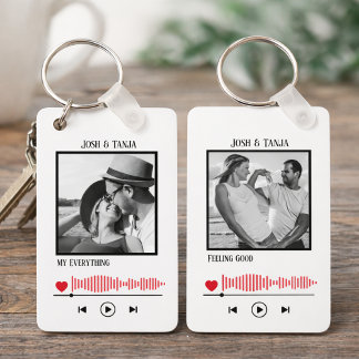 video play photo keychain 
