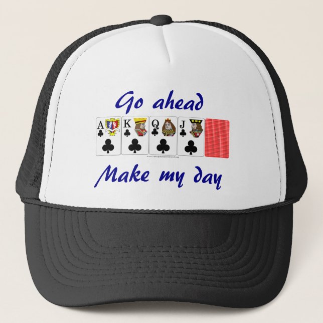 Video Poker : go ahead make my day  Cap (Front)