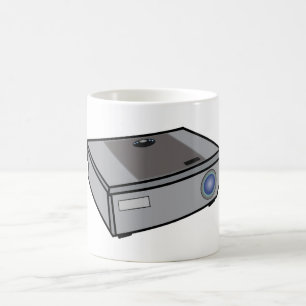 Video projector coffee mug