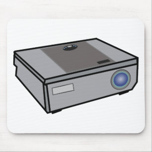Video projector mouse mat
