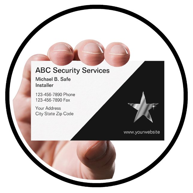 Video Security Business Cards (Creator Uploaded)
