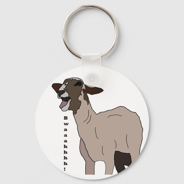 Video star goat screaming! key ring (Front)