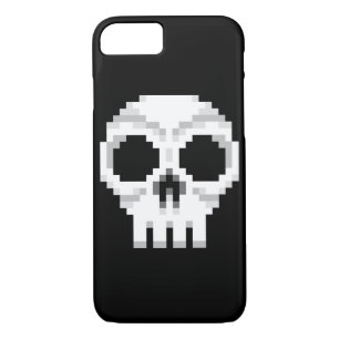 Videogame Death Skull - Pixel Art iPhone 8/7 Case