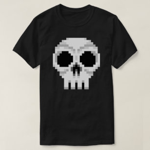 Videogame Death Skull - Pixel Art T-Shirt