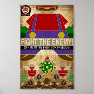 Videogame Propaganda Poster