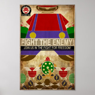 Videogame Propaganda Poster
