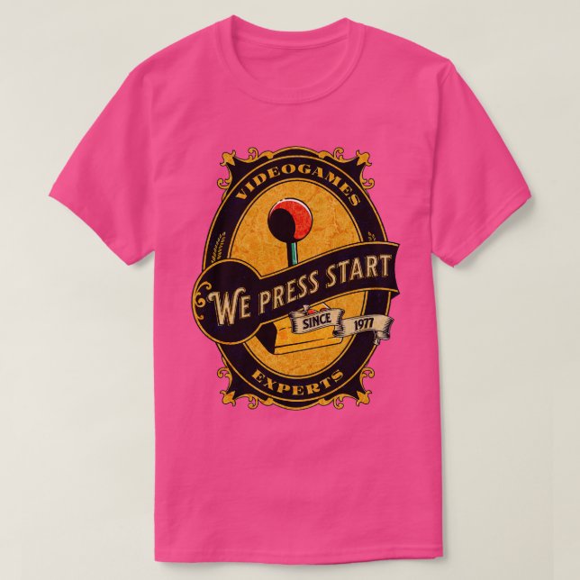 Videogames experts T-Shirt (Design Front)